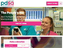 Tablet Screenshot of pdsa.org.uk
